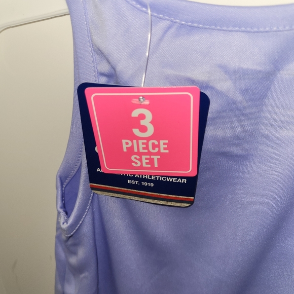 Champion 3pc Activewear Set Girls Toddler Size 2T (White- Purple-Pink) NWT - Picture 12 of 15